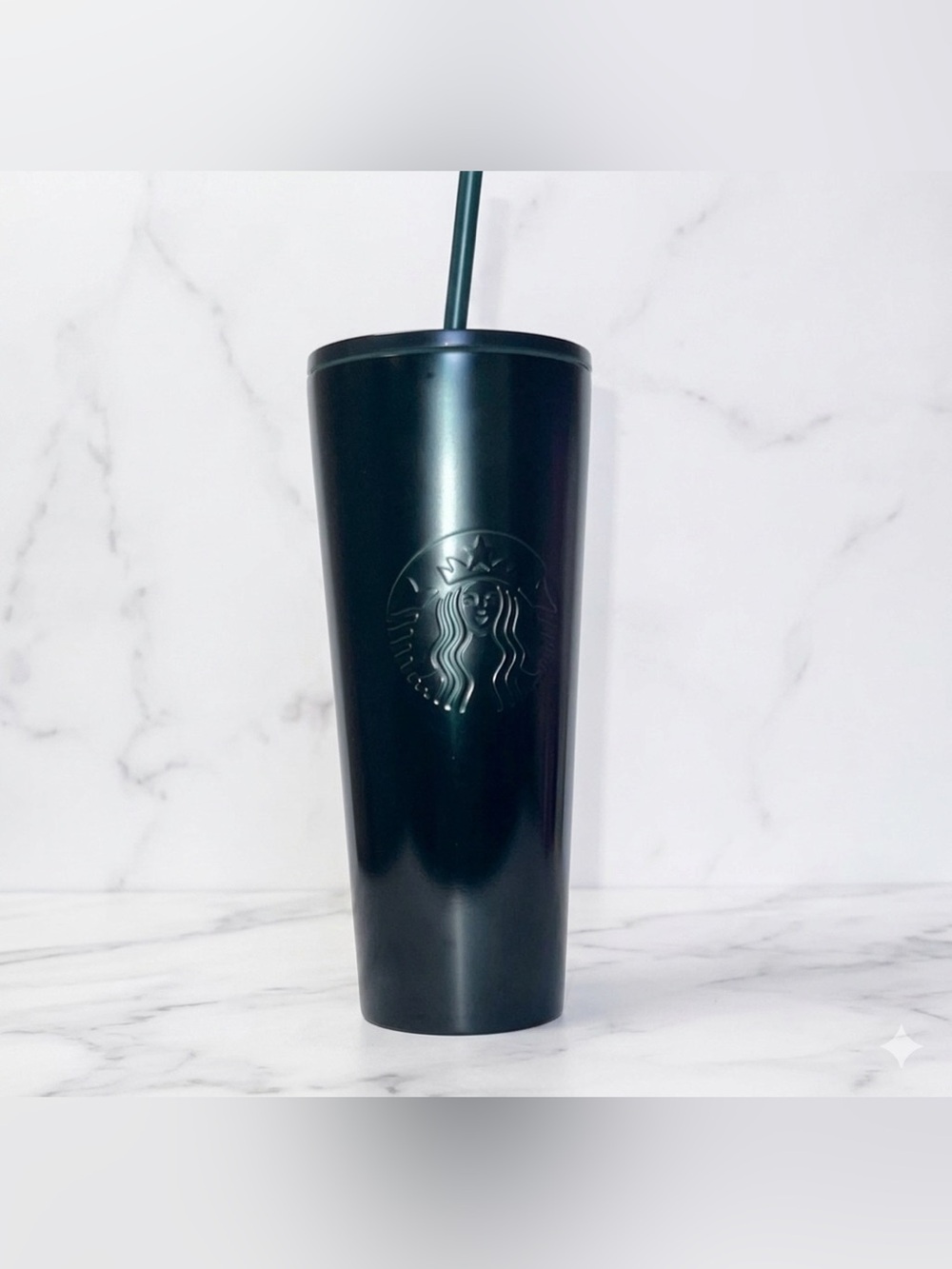 Starbucks Venti 24oz Ombré Stainless Steel Tumbler Midnight Green to Black NWT
